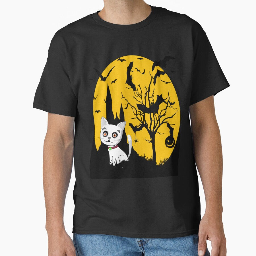 Cute meoween | halloween town | Halloween pet art by ZOBBI T-Shirts, Hoodie, Sweatshirt | BlankRebels.com (Image 1)