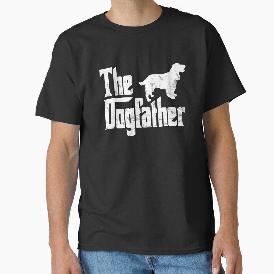 Cocker Spaniel T-Shirt The Dogfather Funny Dog Owner by majuga