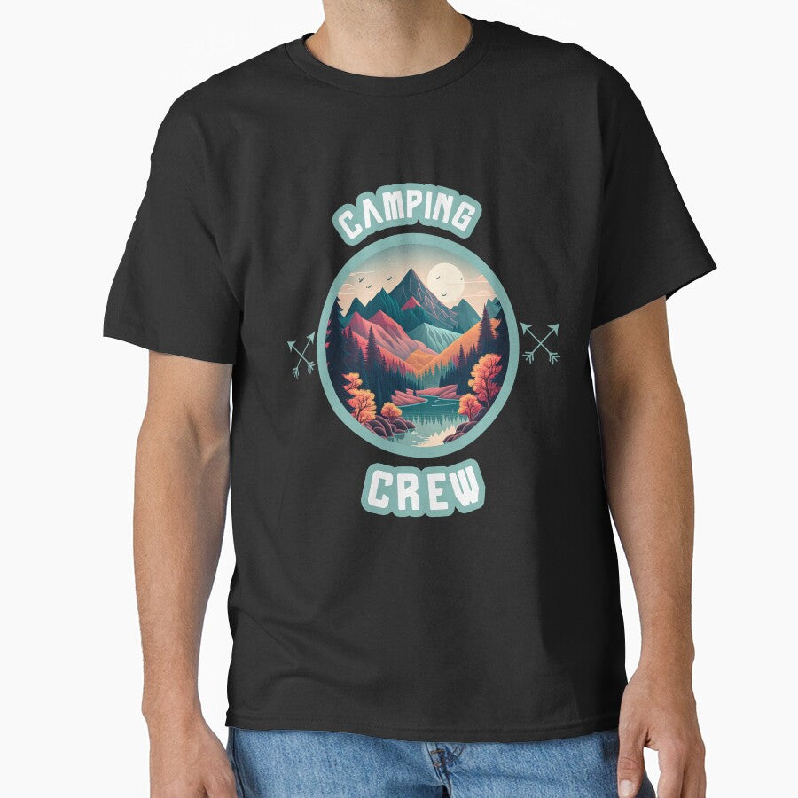 Camping Crew Outdoor Sunset Summer Camp by smartrocket T-Shirts, Hoodie, Sweatshirt | BlankRebels.com (Image 1)