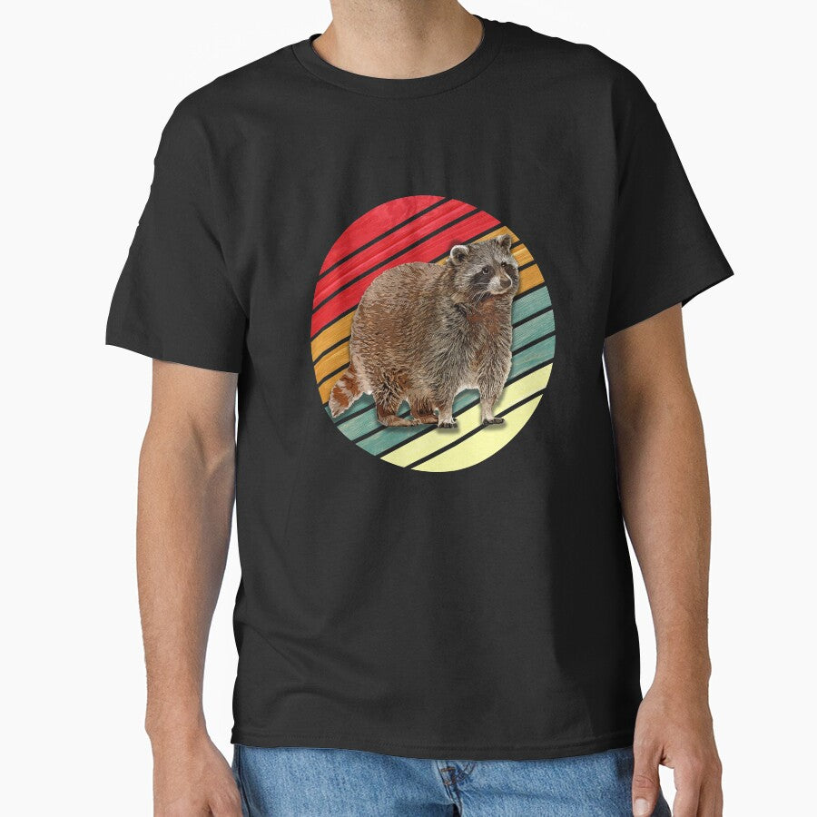 Vintage Retro Raccoon by BLake77777 T-Shirts, Hoodie, Sweatshirt | BlankRebels.com (Image 1)