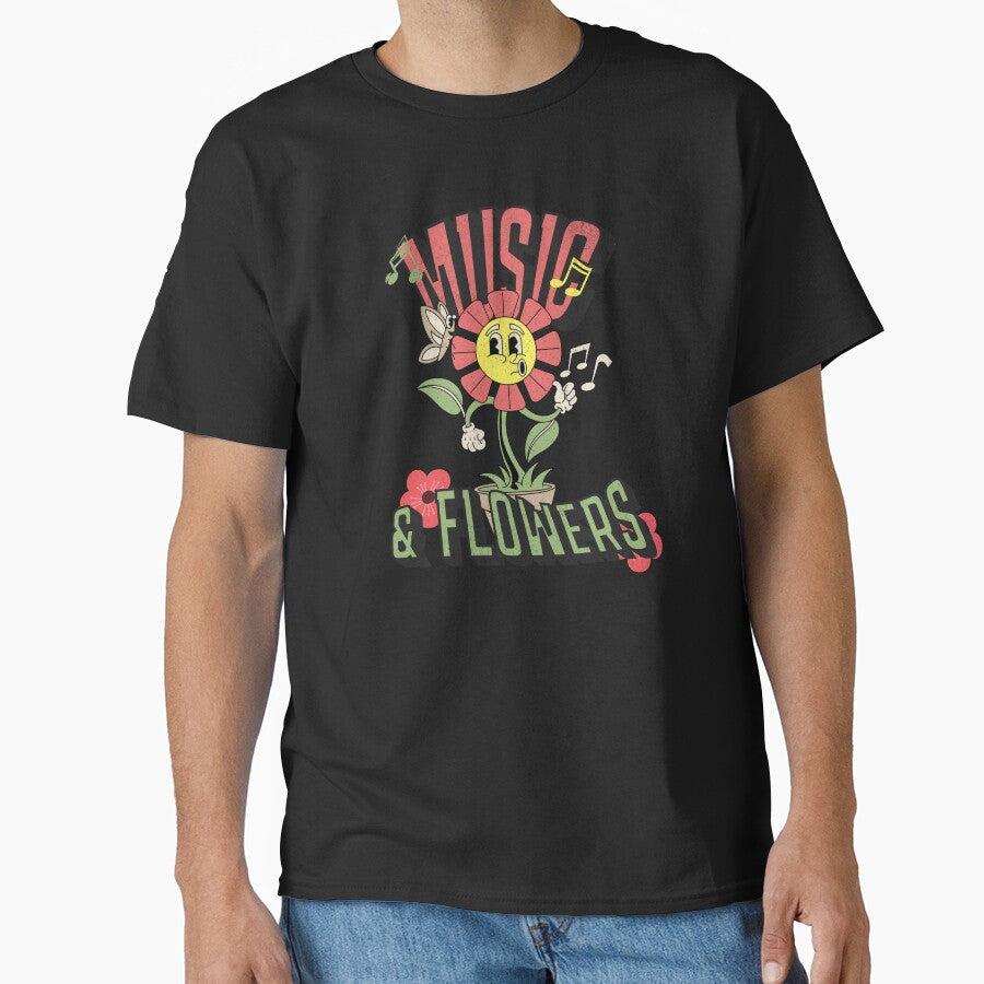 Music Flowers T-Shirts, Hoodie, Sweatshirt