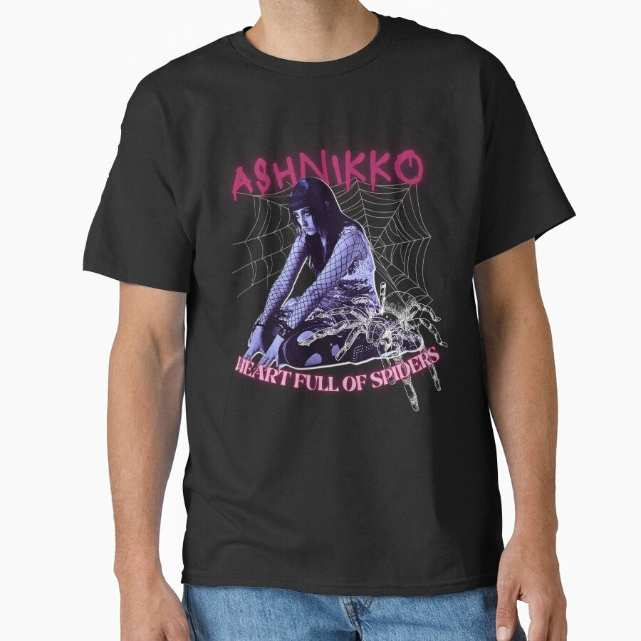 Ashnikko Weedkiller Heart Full of Spiders by Blue Blue Windows T-Shirts, Hoodie, Sweatshirt | BlankRebels.com (Image 1)