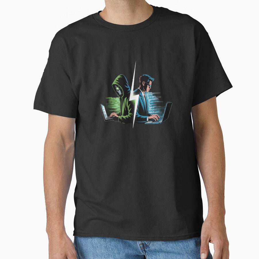 Hacker vs developer by Creativeboysz T-Shirts, Hoodie, Sweatshirt | BlankRebels.com (Image 1)