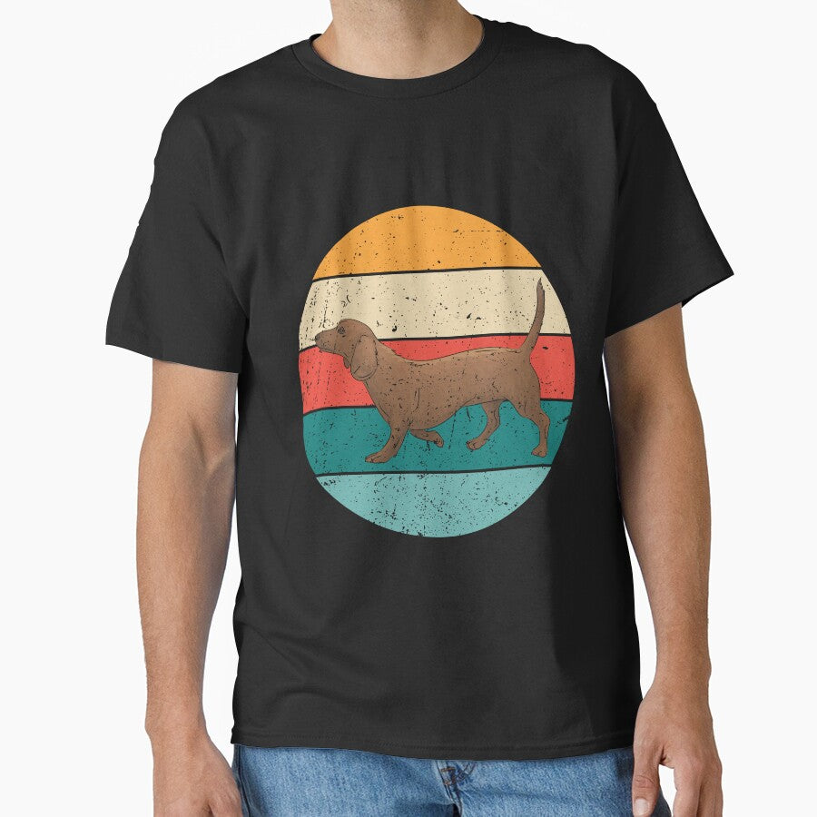Retro Dachshund Dog Lover Vintage by kamrankhan T-Shirts, Hoodie, Sweatshirt | BlankRebels.com (Image 1)