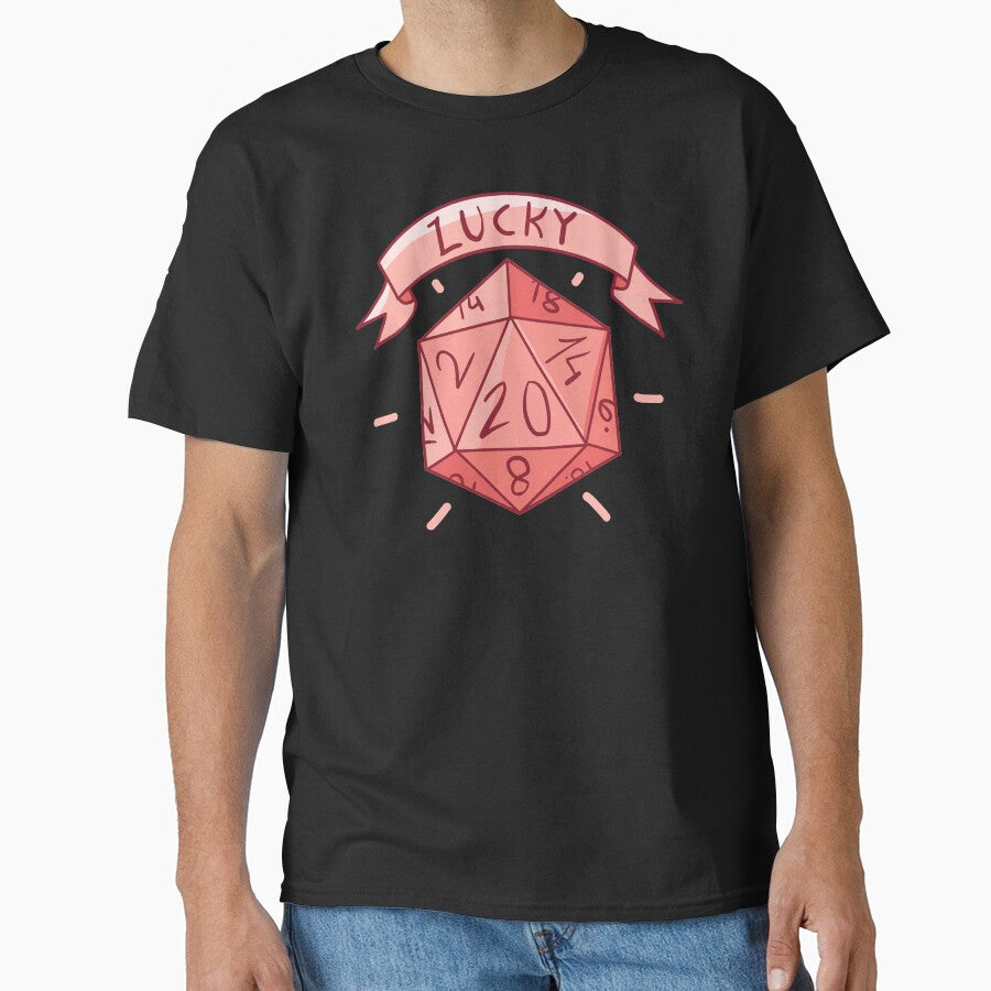 Lucky 20 critical hit by cu-b3 T-Shirts, Hoodie, Sweatshirt | BlankRebels.com (Image 1)