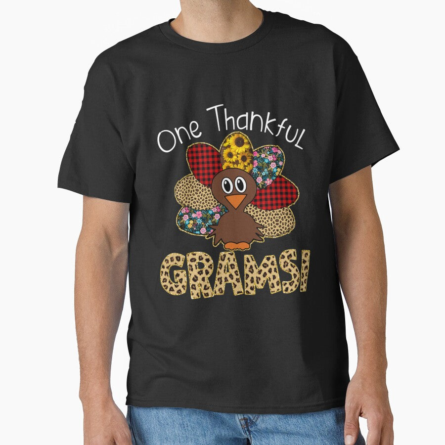 One Thankful Turkey Thanksgiving gift by palaelica T-Shirts, Hoodie, Sweatshirt | BlankRebels.com (Image 1)