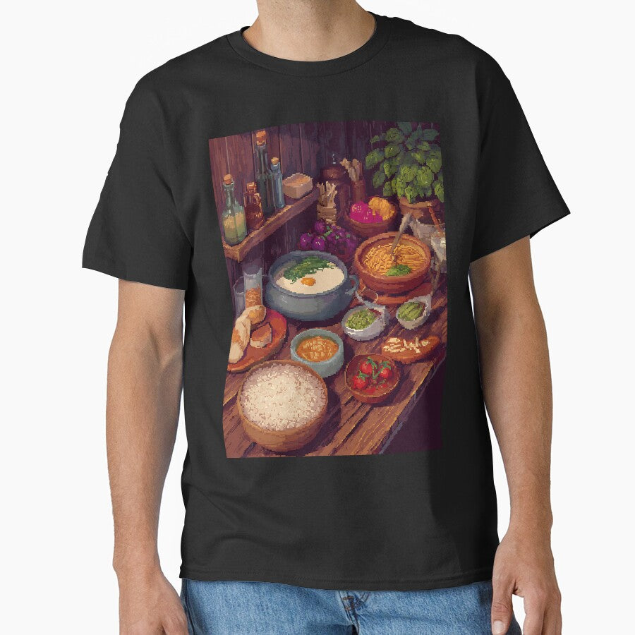 Gaming Pixel Art Food by bapupa T-Shirts, Hoodie, Sweatshirt | BlankRebels.com (Image 1)