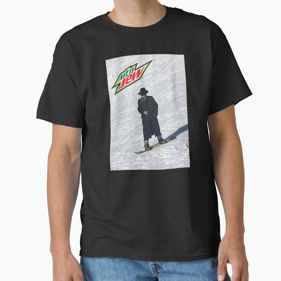 Mountain Jew Parody T-Shirt – Funny Jewish Humor Tee by retrogarms Hoodie, Sweatshirt | BlankRebels.com (Image 1)