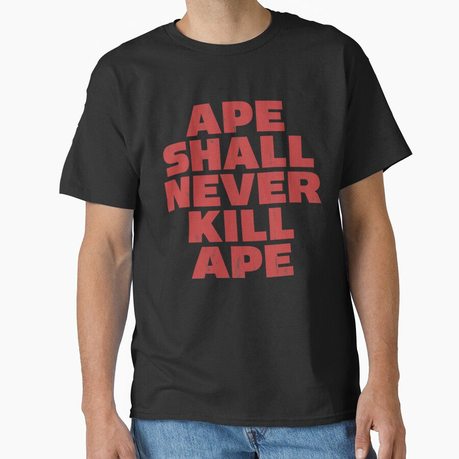 Ape Shall Never Kill Ape (distressed) by lamkhanh561 T-Shirts, Hoodie, Sweatshirt | BlankRebels.com (Image 1)
