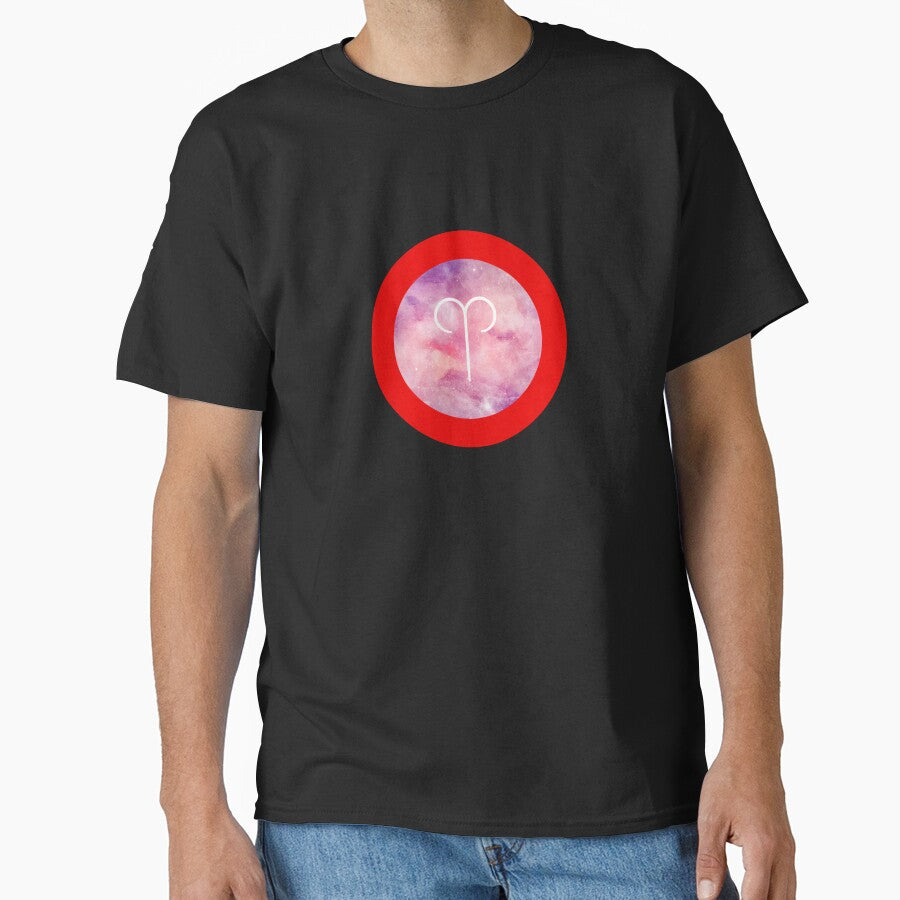 Aries Watercolor Zodiac red Horoscope Star Sign Gift by Hyper-Field T-Shirts, Hoodie, Sweatshirt | BlankRebels.com (Image 1)