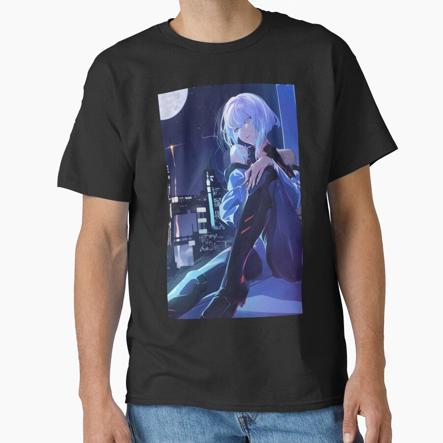 Cyberpunk Moon Lucy by KacyArt T-Shirts, Hoodie, Sweatshirt | BlankRebels.com (Image 1)