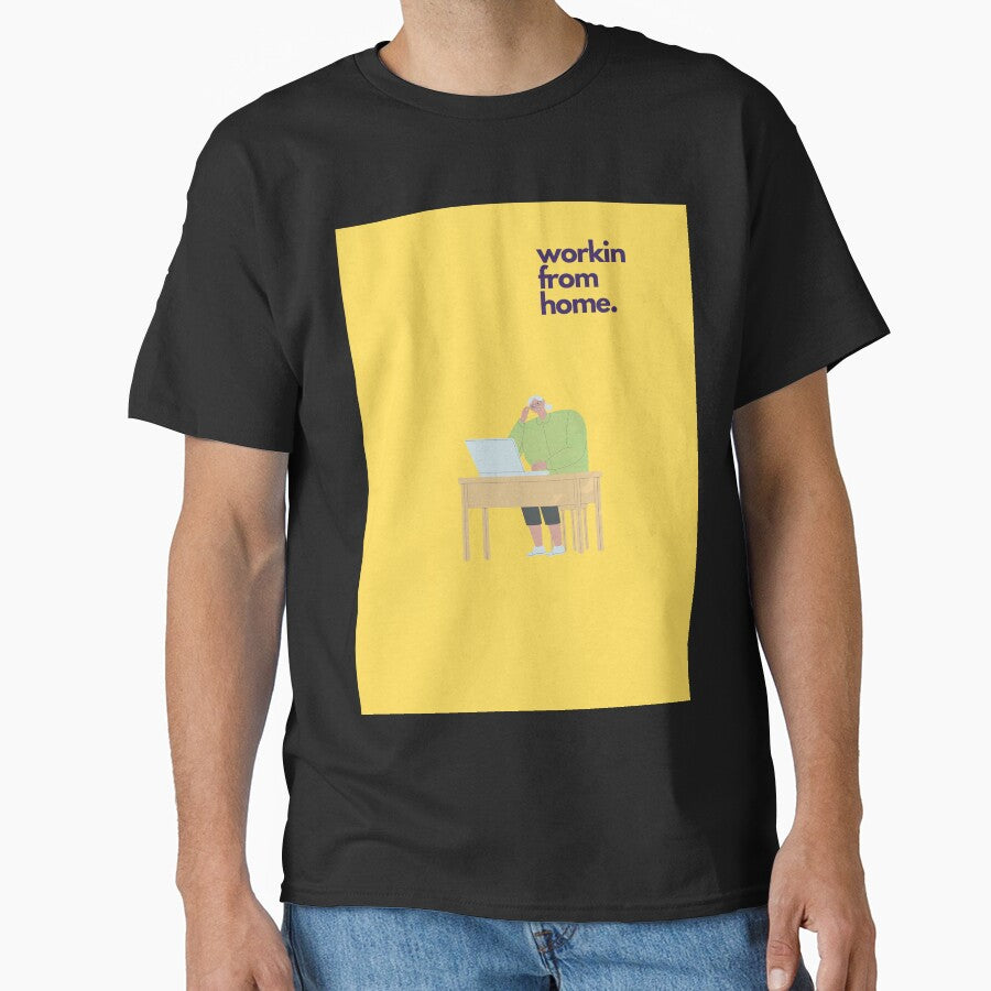 Work from home by Sshmorr T-Shirts, Hoodie, Sweatshirt | BlankRebels.com (Image 1)