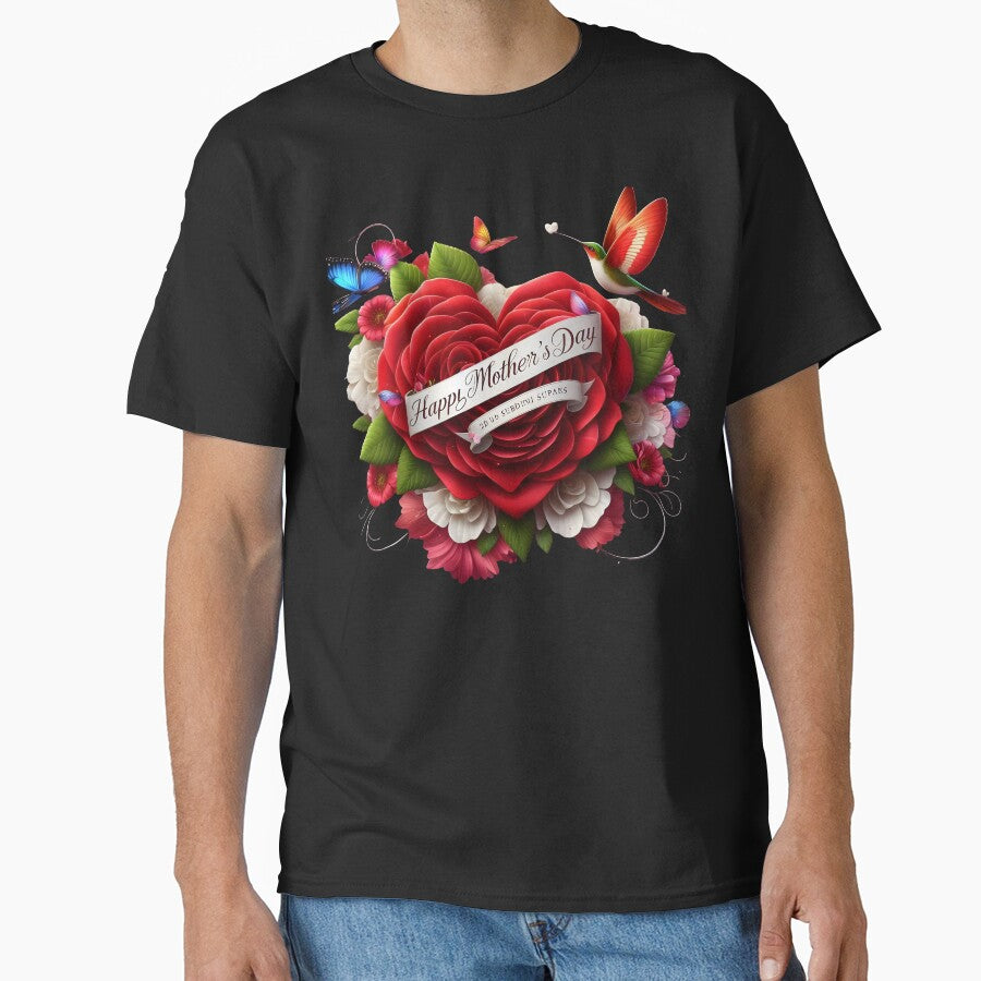 Flowers for Mother's Day 2024: 3d Heart by sofia1971 T-Shirts, Hoodie, Sweatshirt | BlankRebels.com (Image 1)