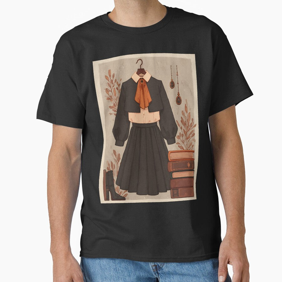 Moody Dark Academia Fashion by bapupa T-Shirts, Hoodie, Sweatshirt | BlankRebels.com (Image 1)