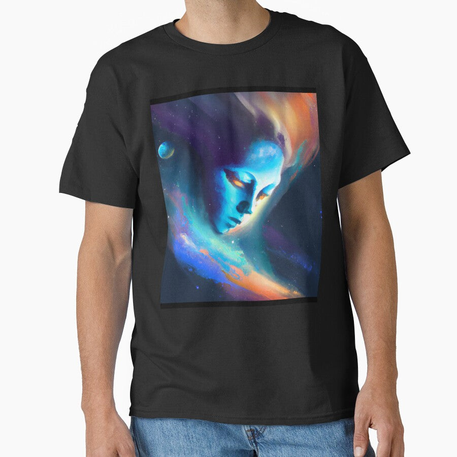 Face of Galaxy - Woman of Universe - Space Art by Dude 4U T-Shirts, Hoodie, Sweatshirt | BlankRebels.com (Image 1)