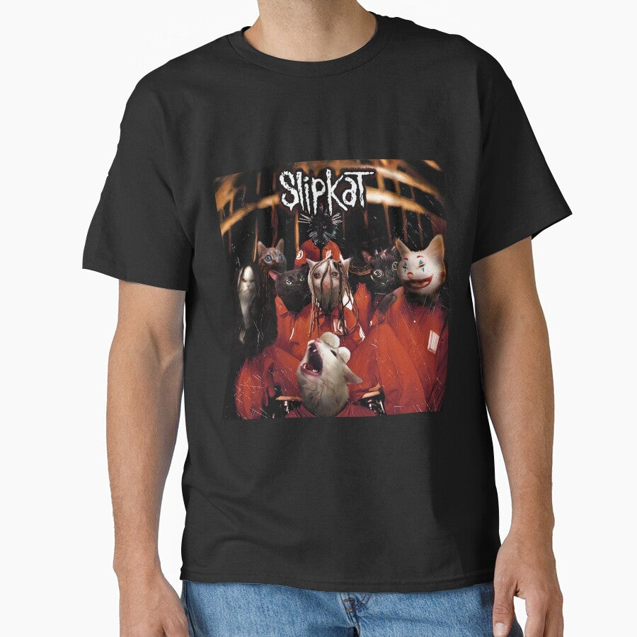 Slipkat 1999 funny cat by catsandmetal666 T-Shirts, Hoodie, Sweatshirt | BlankRebels.com (Image 1)