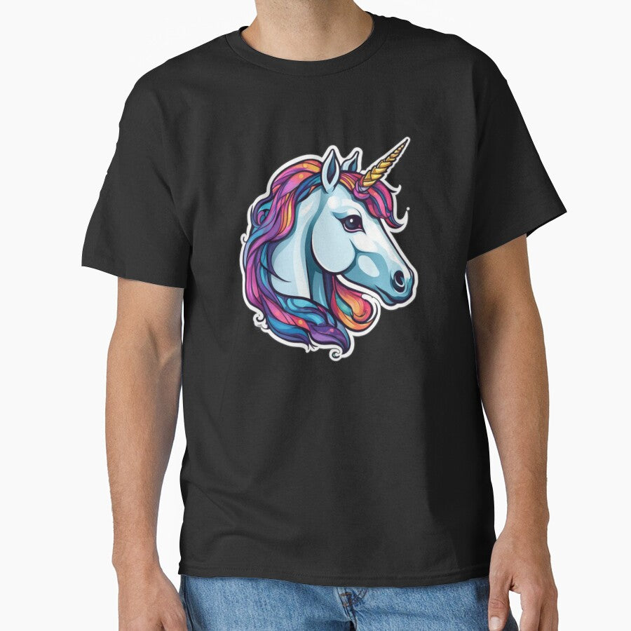 Colorful Unicorn Art by Planetporridge T-Shirts, Hoodie, Sweatshirt | BlankRebels.com (Image 1)