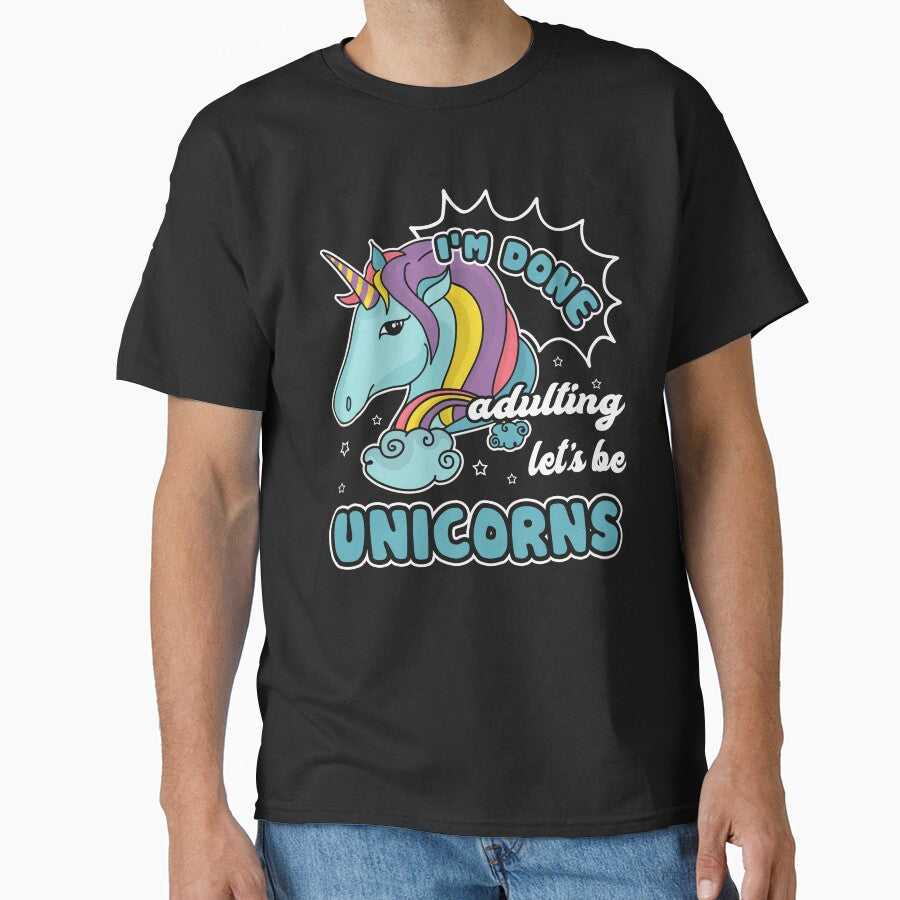 Unicorn - Let's Be Unicorn by UnknownArtistt T-Shirts, Hoodie, Sweatshirt | BlankRebels.com (Image 1)