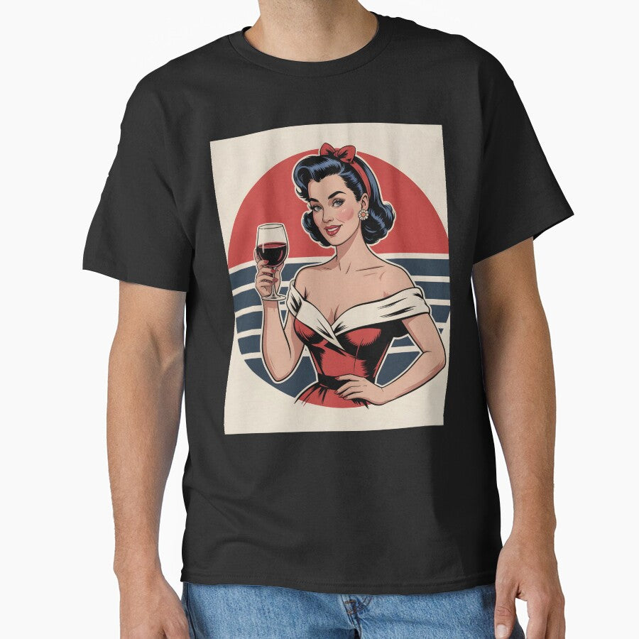 Underneath This Beautiful Huge Rack I Have A Heart And Probably Wine – Retro Funny Shirt by Viktorio Art Shop... (Image 1)