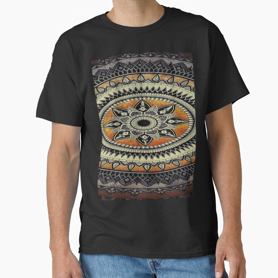 Boho aesthetic #9: bohemian pattern illustration premium design by truemoneyman T-Shirts, Hoodie, Sweatshirt (Image 1)