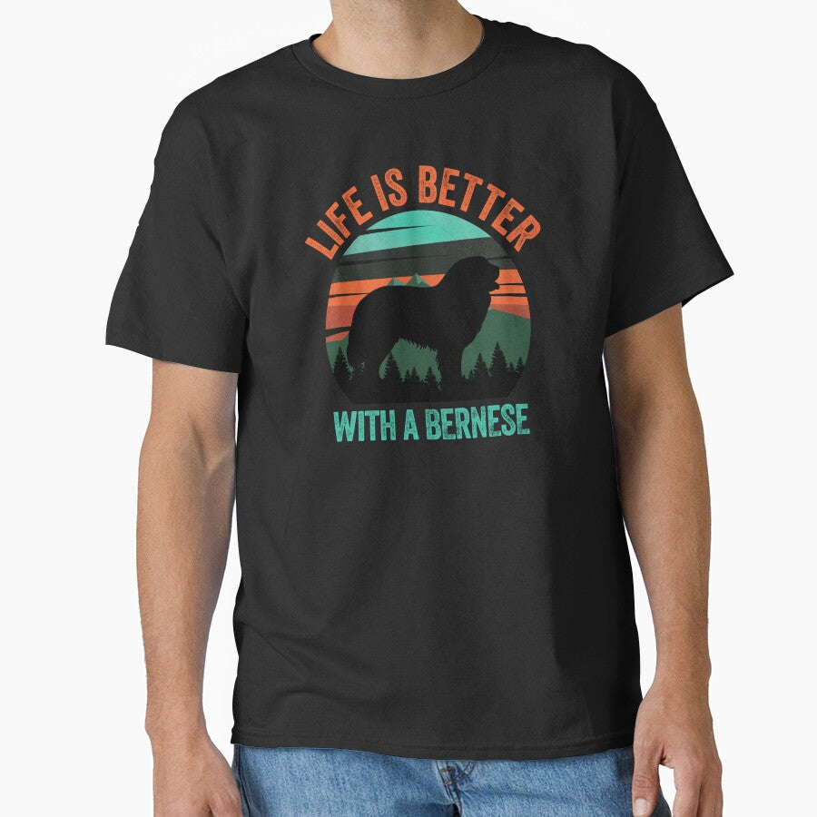 Life Is Better With A Berner Bernese Mountain Dog by Guarddogdrive T-Shirts, Hoodie, Sweatshirt | BlankRebels.com (Image 1)