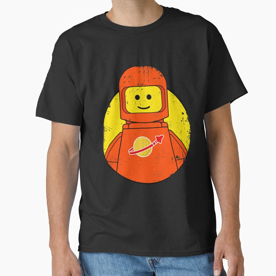 Lego Orange Classic Space T-Shirt by EraFunk