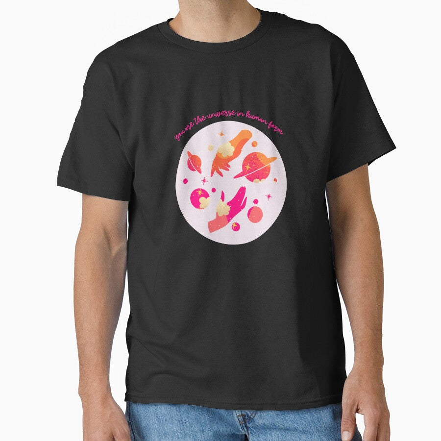 You Are The Universe In Human Form Cosmic Planets by LadyZodiac T-Shirts, Hoodie, Sweatshirt | BlankRebels.com (Image 1)