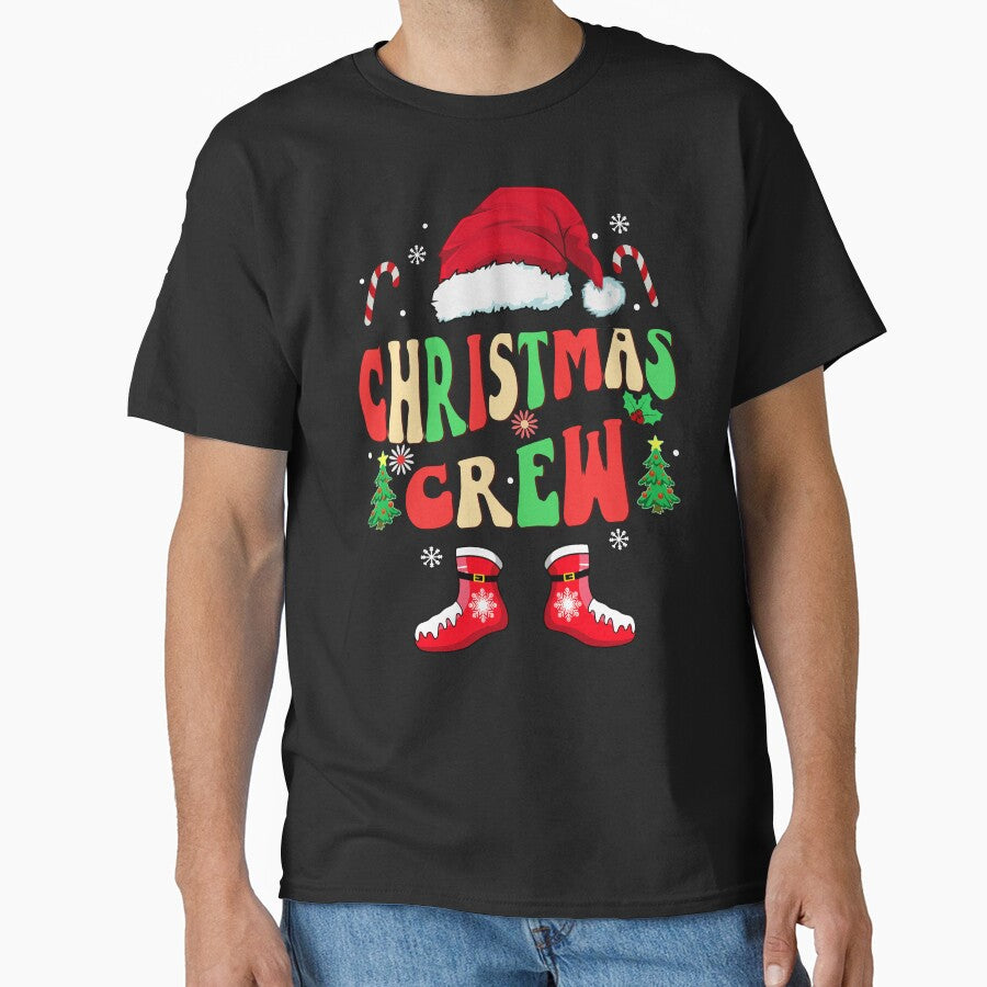 christmas crew family 2023 santa shirt, christmas squad matching xmas shirt by ZAIN JAMAL Hoodie, Sweatshirt (Image 1)