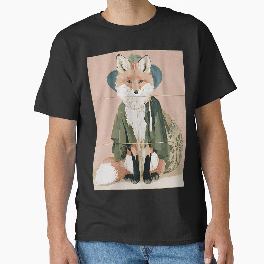 The Charming Cottagecore Fox by bapupa T-Shirts, Hoodie, Sweatshirt | BlankRebels.com (Image 1)