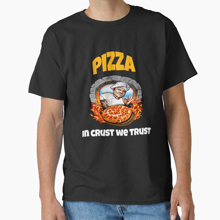 Pizza Lover Pizza In Crust We Trust by fantasticdesign T-Shirts, Hoodie, Sweatshirt | BlankRebels.com (Image 1)