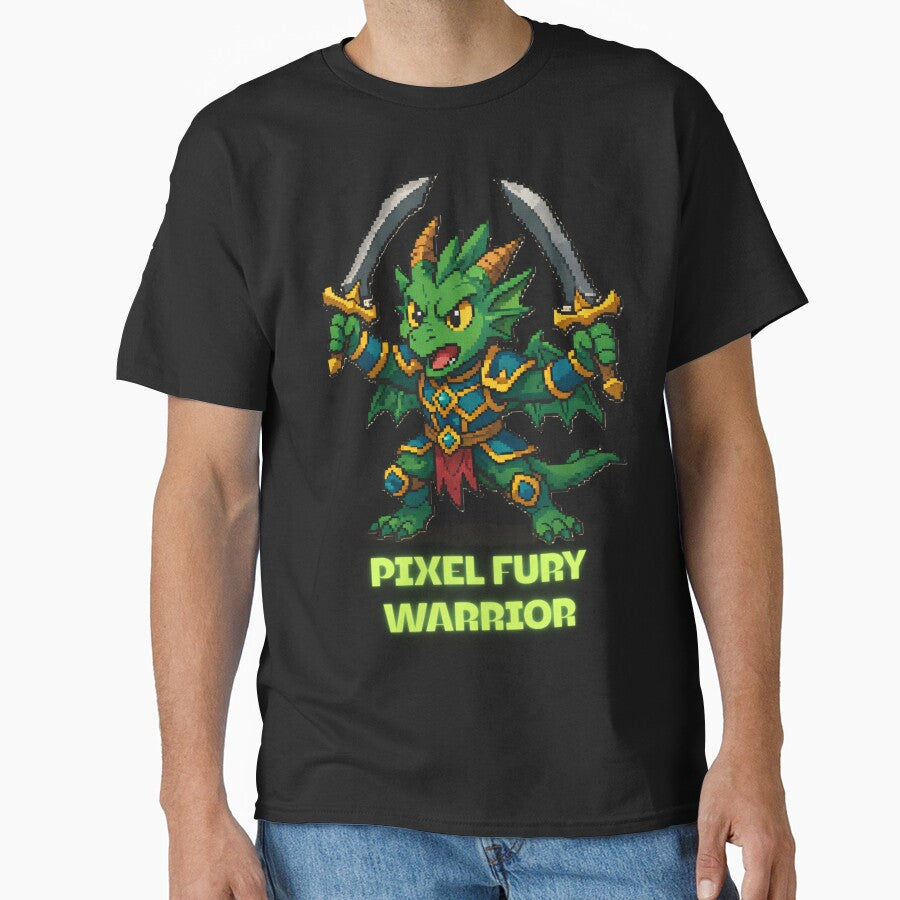 BLADES DRACHYR – Pixel Dracthyr Fury Warrior T-Shirts, Hoodie, Sweatshirt