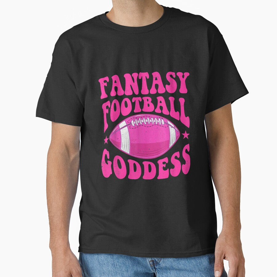 Fantasy Football Goddess Womens Cute Draft Party by AdjiratouToure T-Shirts, Hoodie, Sweatshirt | BlankRebels.com (Image 1)