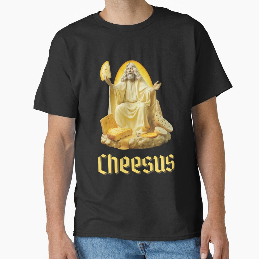 Cheesus by lefthandpickles T-Shirts, Hoodie, Sweatshirt | BlankRebels.com (Image 1)