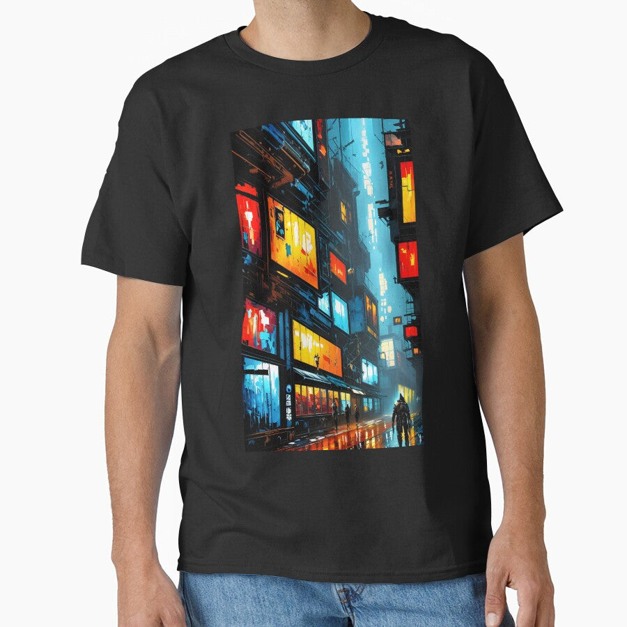 cyberpunk oil painting by defpoint