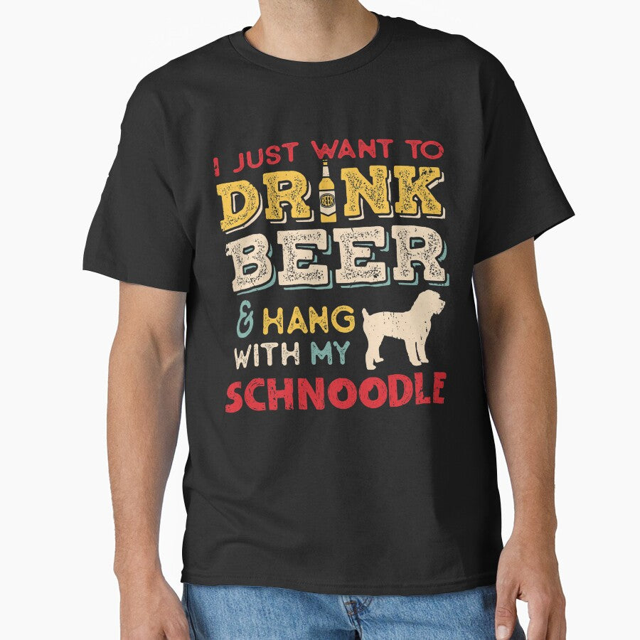 Schnoodle Dog Dad Beer Lover by rafaeltto T-Shirts, Hoodie, Sweatshirt | BlankRebels.com (Image 1)
