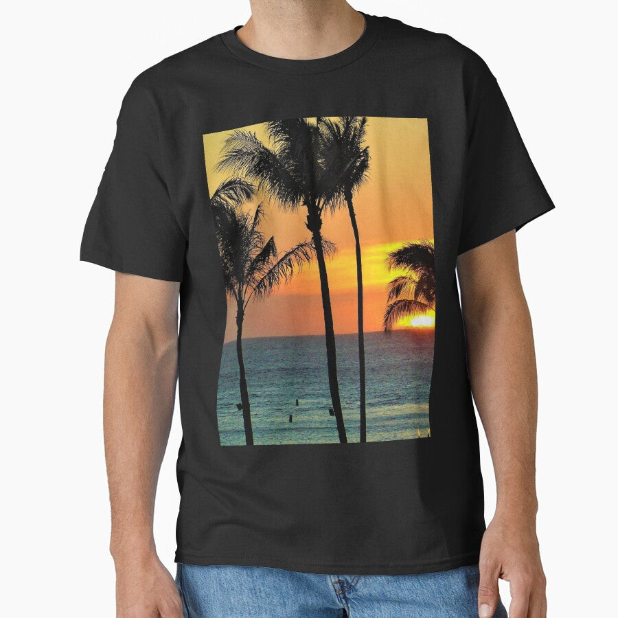 BEAUTIFUL SUNSET IN A TROPICAL BEACH by MJ96-PRO T-Shirts, Hoodie, Sweatshirt | BlankRebels.com (Image 1)