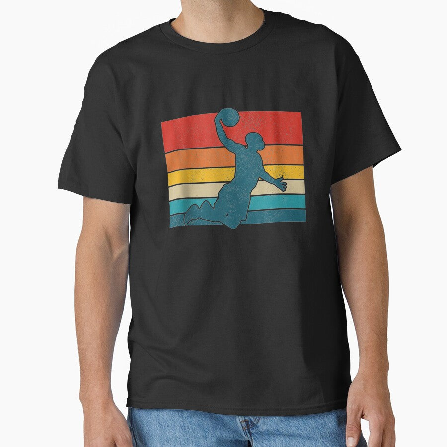 Basketball Player Vintage Retro by LarrySmile T-Shirts, Hoodie, Sweatshirt | BlankRebels.com (Image 1)