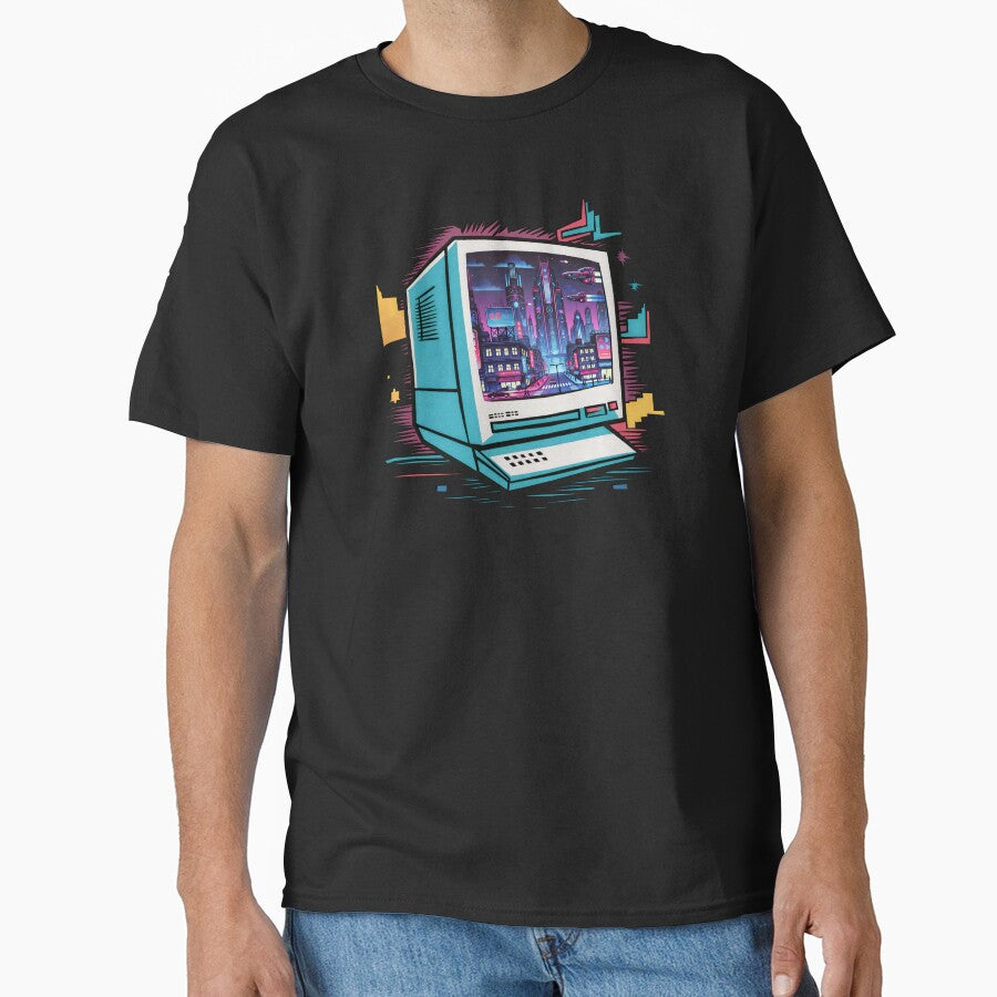 Arcade Gaming Cyberpunk 80s Retro Games by Basti09 T-Shirts, Hoodie, Sweatshirt | BlankRebels.com (Image 1)