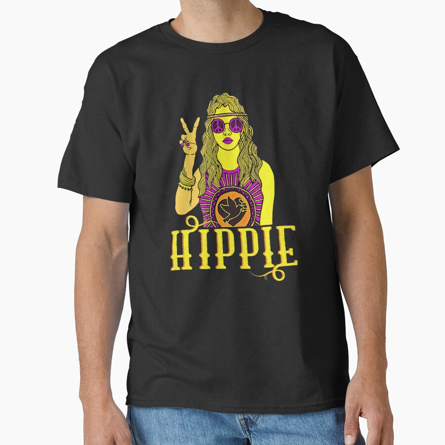 hippie loveheart by mwvenus T-Shirts, Hoodie, Sweatshirt | BlankRebels.com (Image 1)