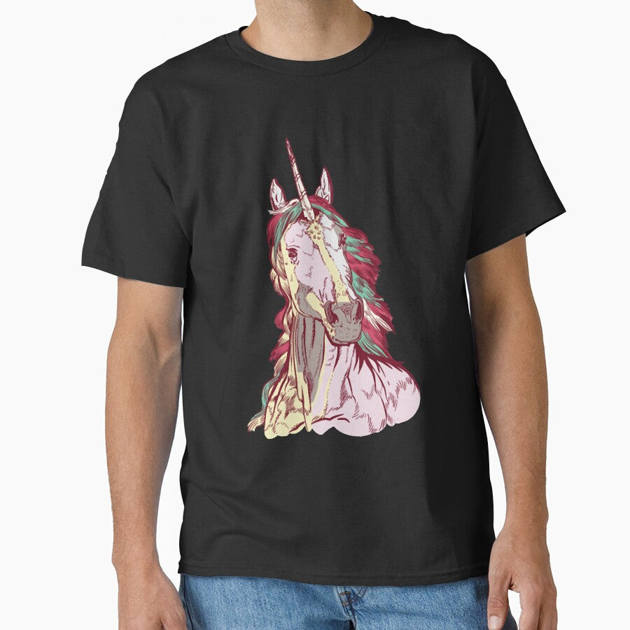 Retro Unicorn or Horse with Horn by HumbleShirt T-Shirts, Hoodie, Sweatshirt | BlankRebels.com (Image 1)