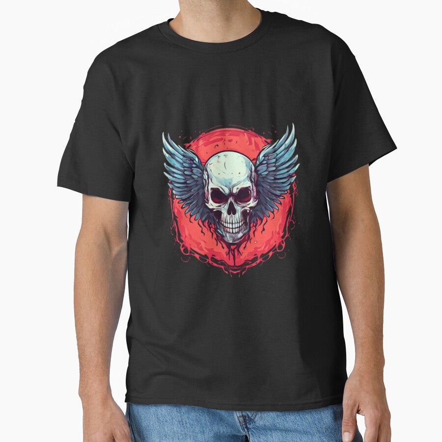 Skull with Wings by Planetporridge T-Shirts, Hoodie, Sweatshirt | BlankRebels.com (Image 1)