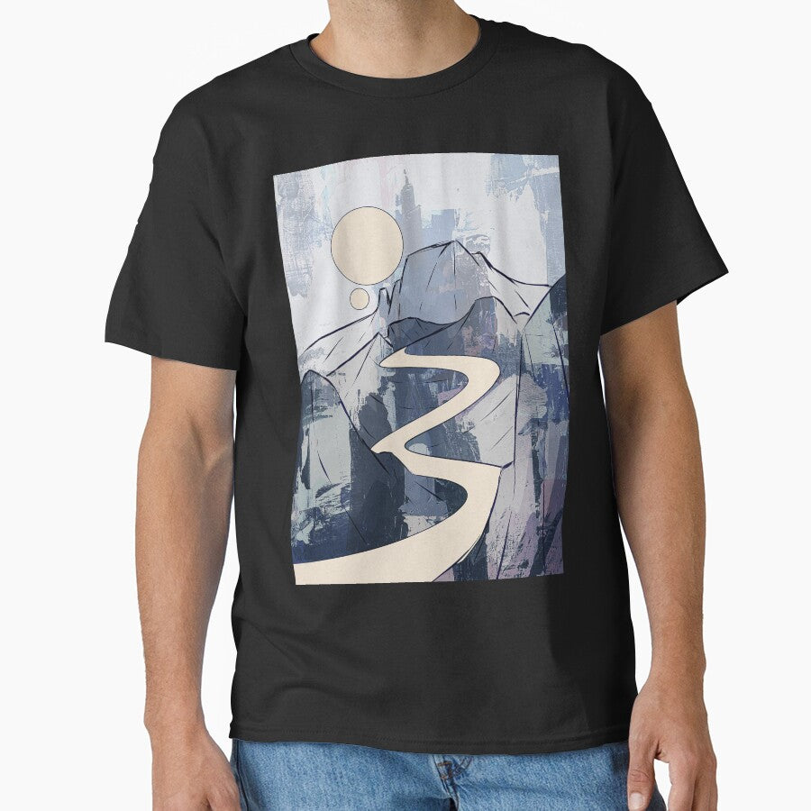 A lane to the mountains by Swadeillustrations T-Shirts, Hoodie, Sweatshirt | BlankRebels.com (Image 1)