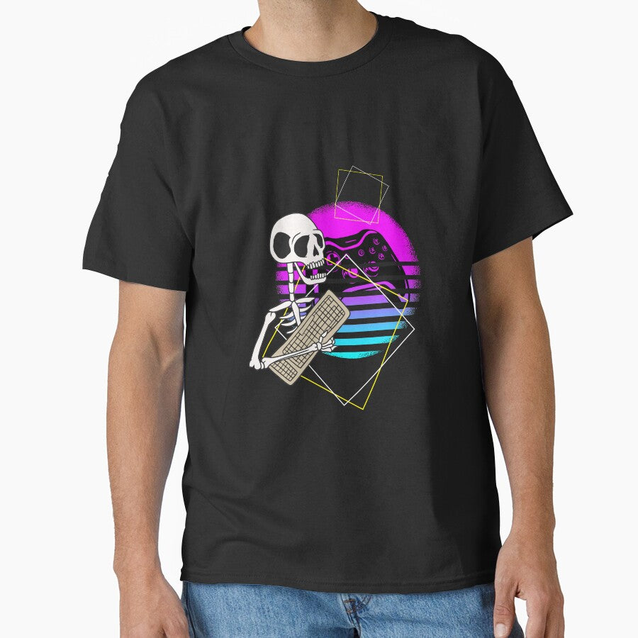 Gaming Skeleton Gamer Slave by titanosdesign