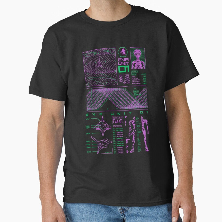 476 Eva Interface 01 by Yexart T-Shirts, Hoodie, Sweatshirt | BlankRebels.com (Image 1)