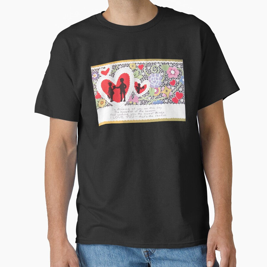 Vintage Valentine Hearts and Verse by collageDP T-Shirts, Hoodie, Sweatshirt | BlankRebels.com (Image 1)