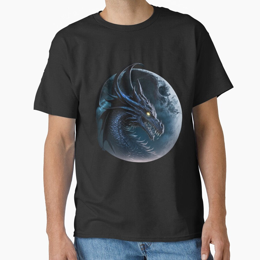 Dark dragon in the moonlight by HarriPaloma T-Shirts, Hoodie, Sweatshirt | BlankRebels.com (Image 1)