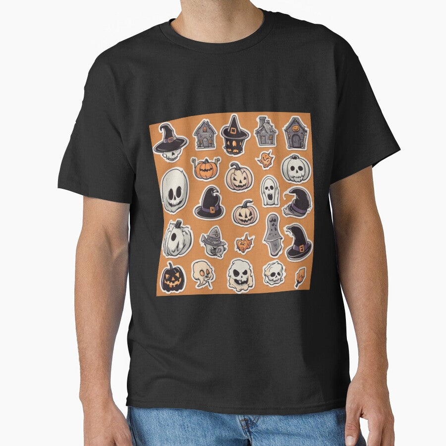 Creepy Halloween Pattern by Planetporridge T-Shirts, Hoodie, Sweatshirt | BlankRebels.com (Image 1)