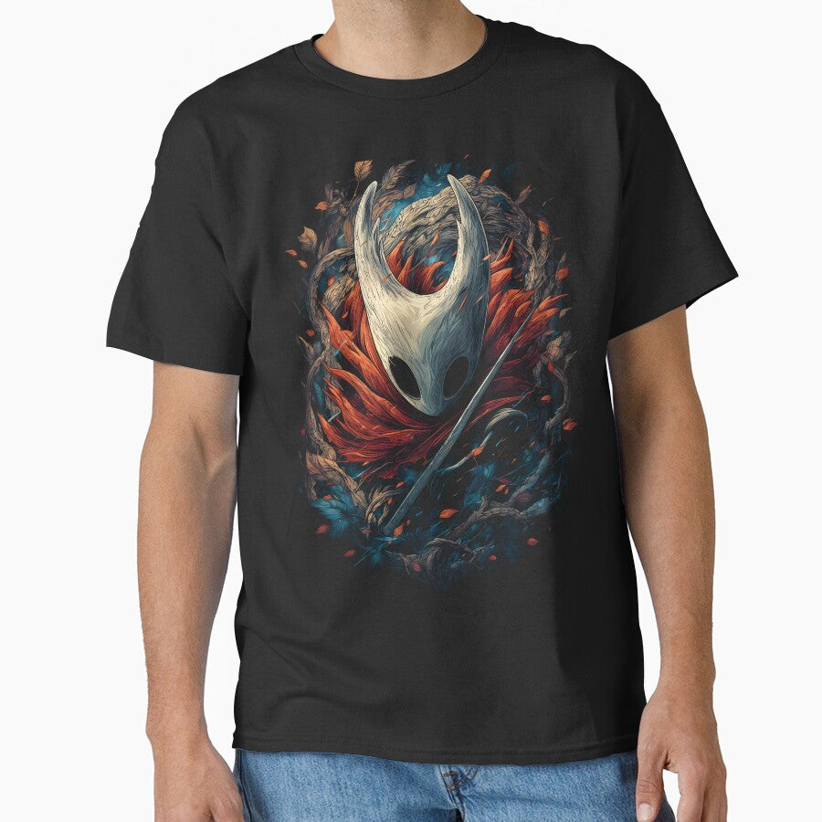 Hollow Knight Silksong Hornet Silksong - Needle Huntress Graphic Tee Design by HakoCity