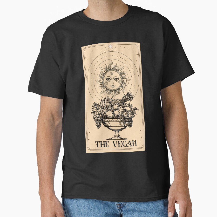 The Vegan  - celestial tarot card by JuliaPop T-Shirts, Hoodie, Sweatshirt | BlankRebels.com (Image 1)