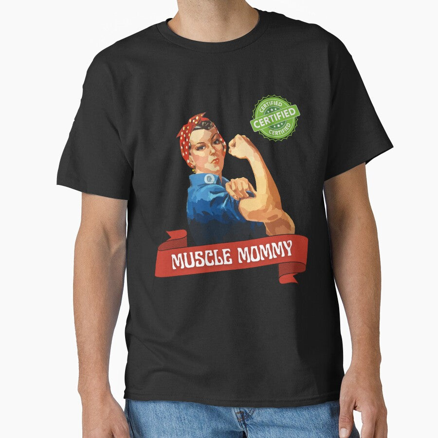 Retro Certified Muscle Mommy Graphic by Hedersondesigns T-Shirts, Hoodie, Sweatshirt | BlankRebels.com (Image 1)